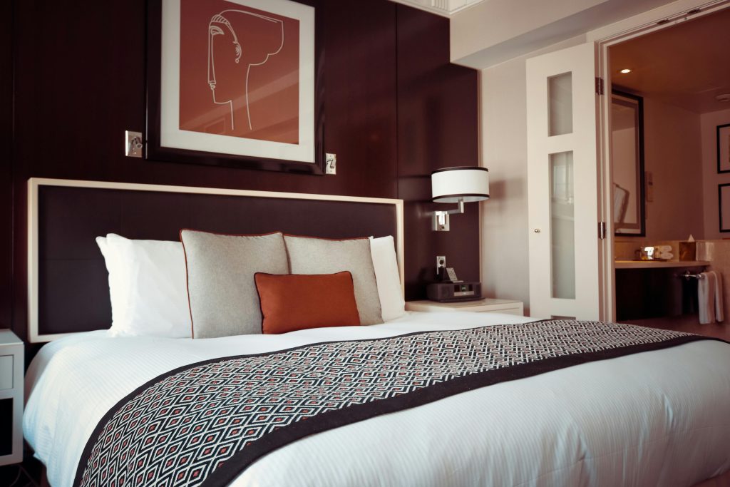 An Image of a welcoming  hotel suite.